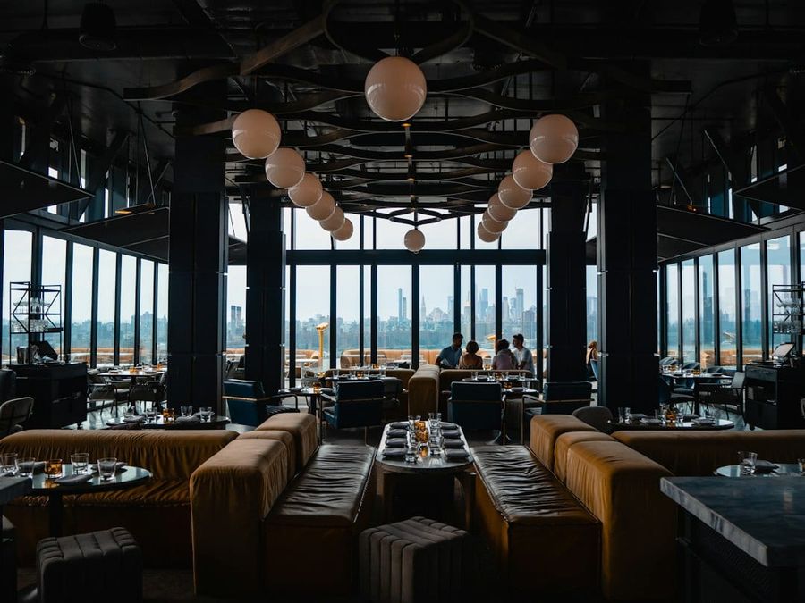 Modern restaurant interior